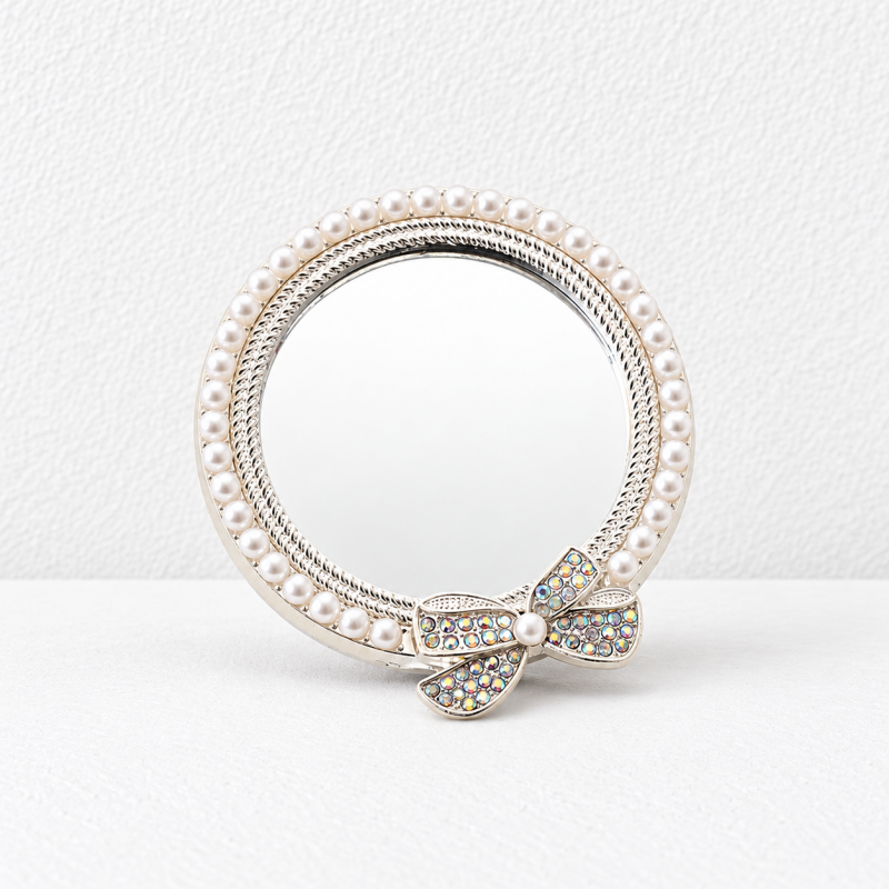 CouldNook Decorative Mirror Accessory - Sculpted Outlines And Ornamental Border Designs