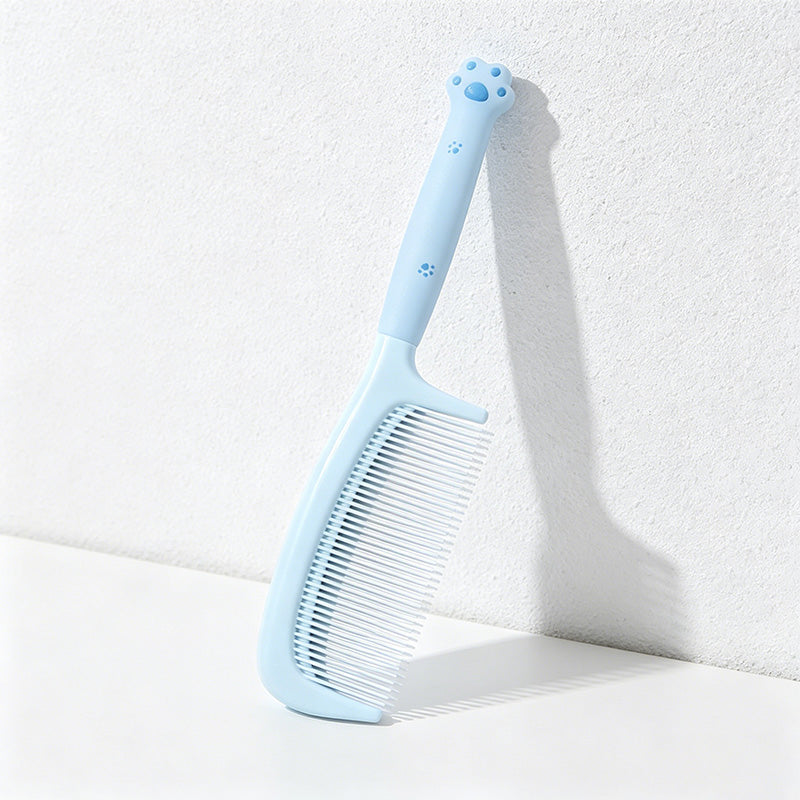 CouldNook Adorable Cat Paw Flat Comb - Kawaii Pastel Styling Comb