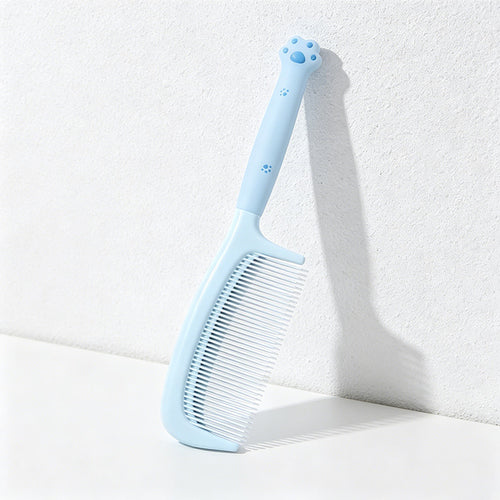 CouldNook Adorable Cat Paw Flat Comb - Kawaii Pastel Styling Comb