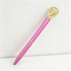 CouldNook Pen-Large Diamond Top Twist Retractable Metal Ballpoint Pen Custom Logo Gift Pen for Office Advertising School