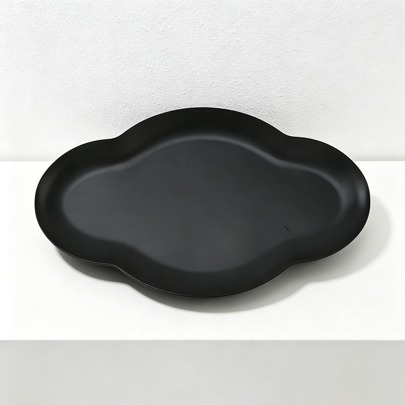 Cloud Shape Stainless Steel Plates - Irregular Cosmetic Tray Jewelry Dish