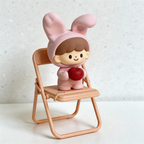 CouldNook Cute Chair-Shaped Foldable Phone Stand - Desk Decor & Phone Holder