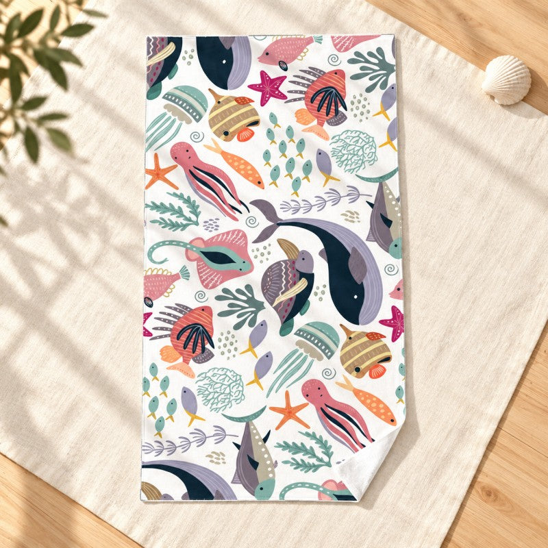 CouldNook Printed Beach Towel - Quick Dry Design Selection