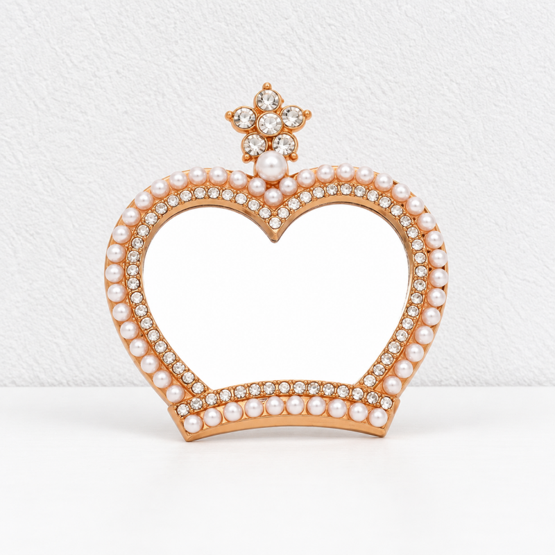 CouldNook Decorative Mirror Accessory - Sculpted Outlines And Ornamental Border Designs