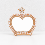 CouldNook Decorative Mirror Accessory - Sculpted Outlines And Ornamental Border Designs