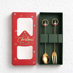 CouldNook Christmas Cutlery Set - Character Tops and Decorative Charm Designs