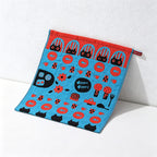 CouldNook Pure Cotton Gauze Cartoon Square Towel - Cute Absorbent Handkerchief