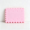 Strawberry Pink / Scalloped Edge