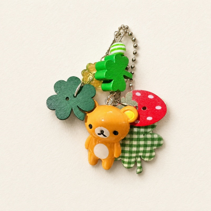 CouldNook Mixed Motif Beaded Phone Charm - Loop Cord Attachment
