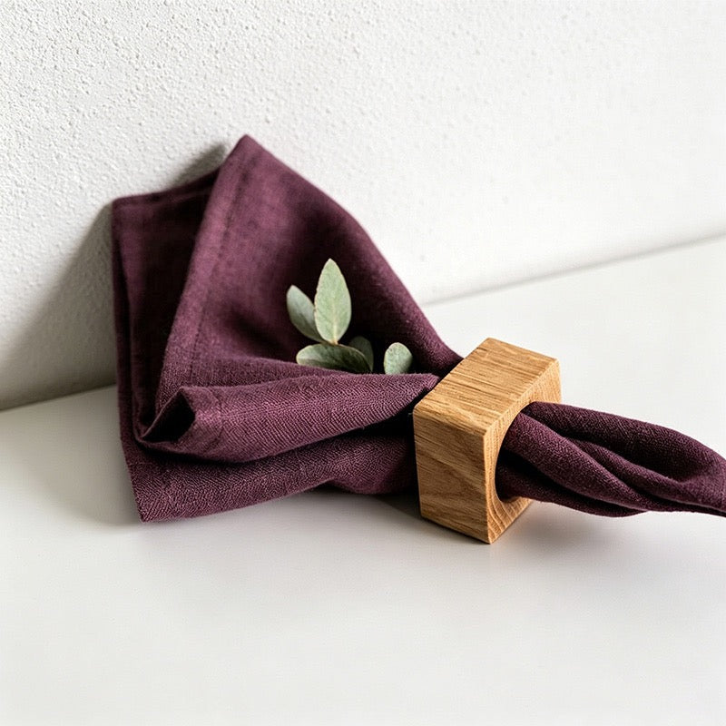 CouldNook Pure Linen Napkin - Premium Rustic Tea Towel (Small)