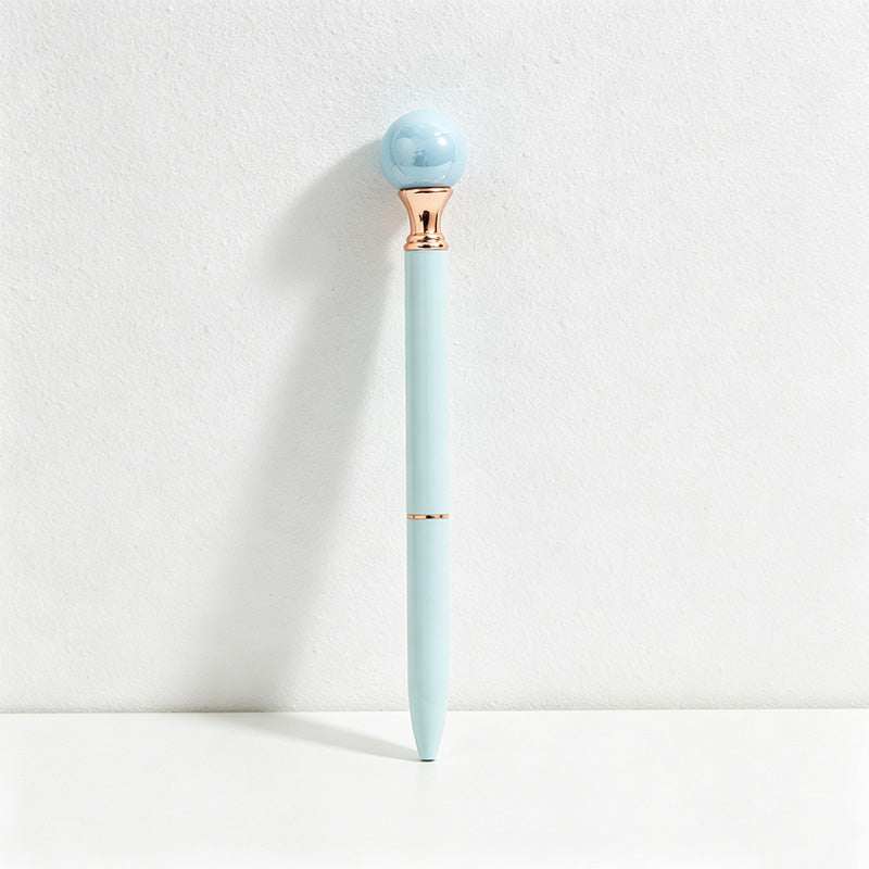 CouldNook Elegant Pearl Ballpoint Pen - Aesthetic Twist Metal Pen (1.0mm)