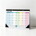 English 2026-2027 Wall Calendar - Floral Art Monthly Planner