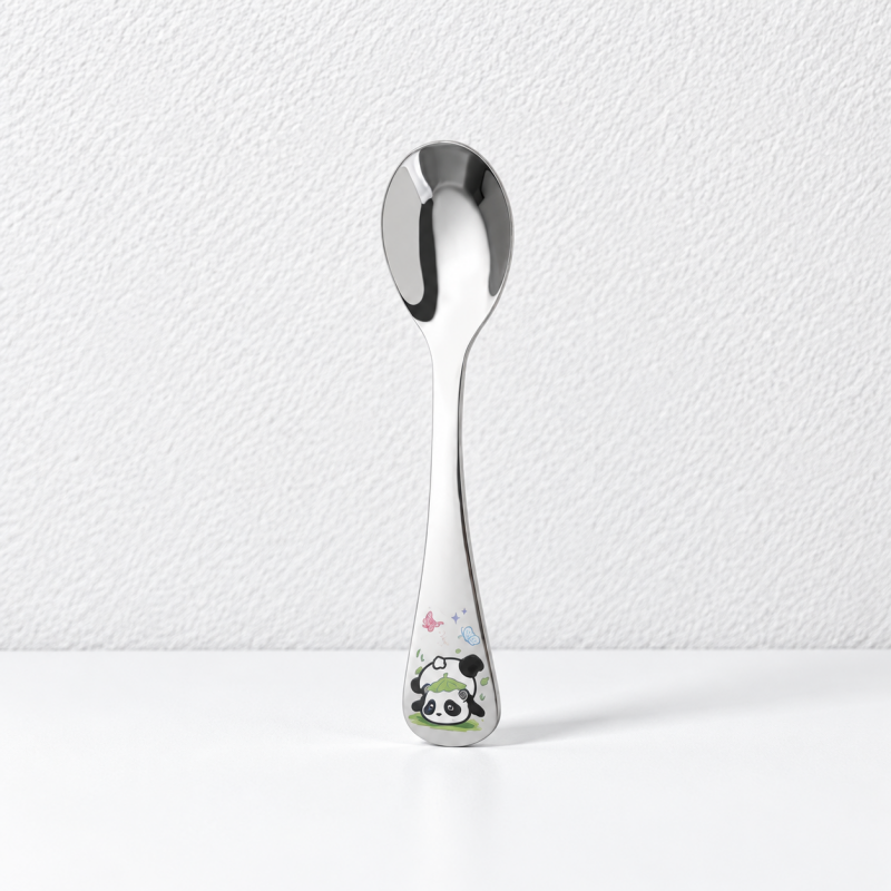 CouldNook Children Flatware - Colorful Cartoon Animal Handles Accent
