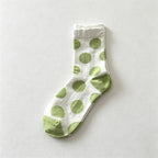 CouldNook Polka Dot Crew Socks - Bold Dot Pattern