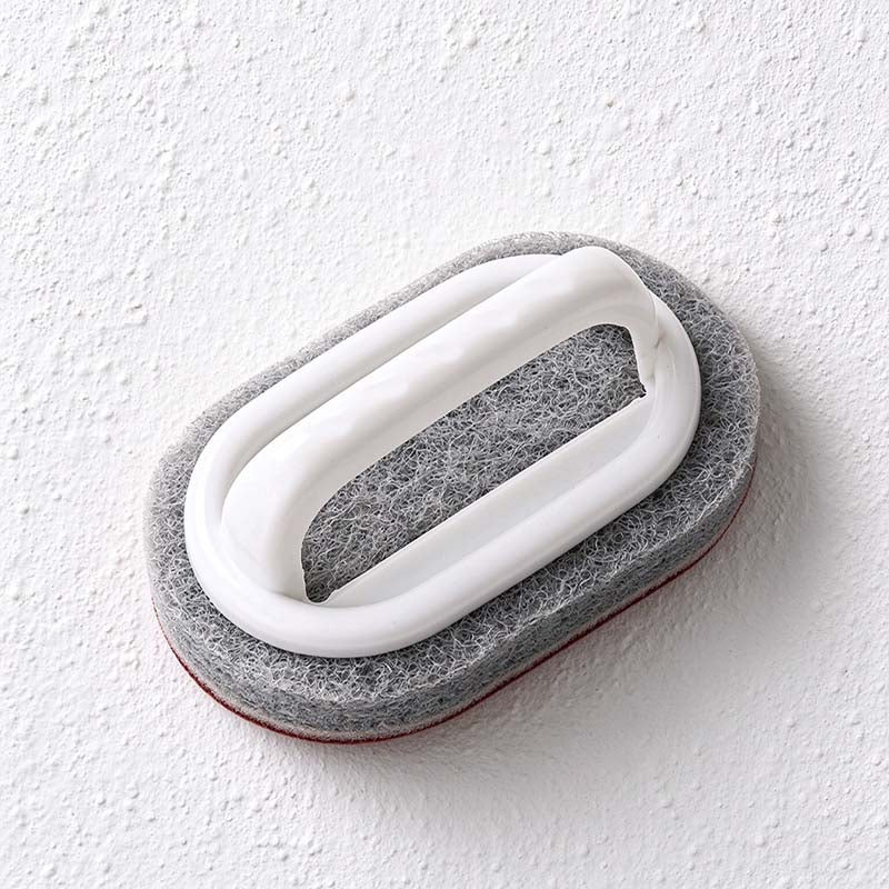 CouldNook Handled Cleaning Sponge - Raised Grip And Layered Oval Pad