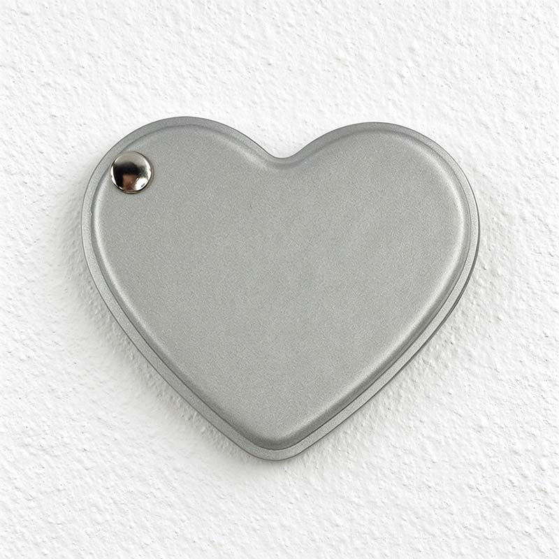 CouldNook Heart Swivel Mirror - Embossed Border Cover