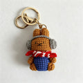 CouldNook Plush Rabbit Doll Keychain - Scarf Character Outfit