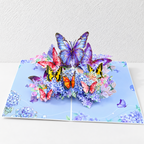 CouldNook Nature Pop-Up Greeting Card - Detailed Paper Scenes and Illustrated Covers