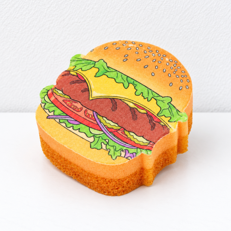 Burger and Donut Dishwashing Sponges