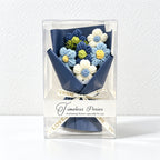 CouldNook Knitted Flower Bouquet - Wrapped Petals for Thoughtful Gifting