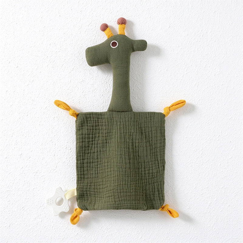 Animal Crinkle Comfort Cloth with Knotted Corners