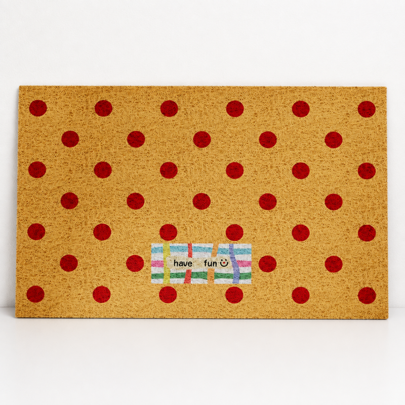 CouldNook Printed Entrance Mat - Dotted and Geometric Patterns