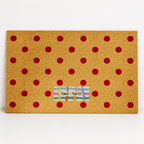 CouldNook Printed Entrance Mat - Dotted and Geometric Patterns