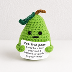 CouldNook Yarn Produce Doll Ornament - Assorted Fruit and Vegetable Shapes