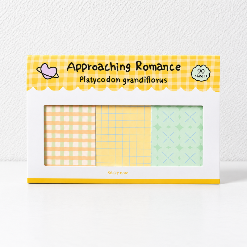CouldNook Combination Sticky Notes - Coordinated Grid Memo Set