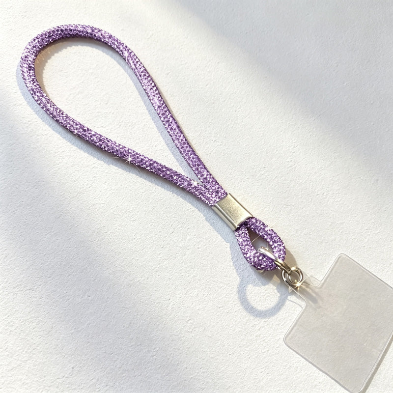 CouldNook Rhinestones Set Phone Strap with Figure-Eight Links