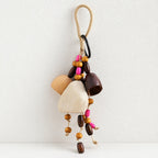 CouldNook Natural Seed Shell Chime - Beads and Braided Loop