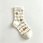 CouldNook Bear Dog Crew Socks - Soft Character Accent