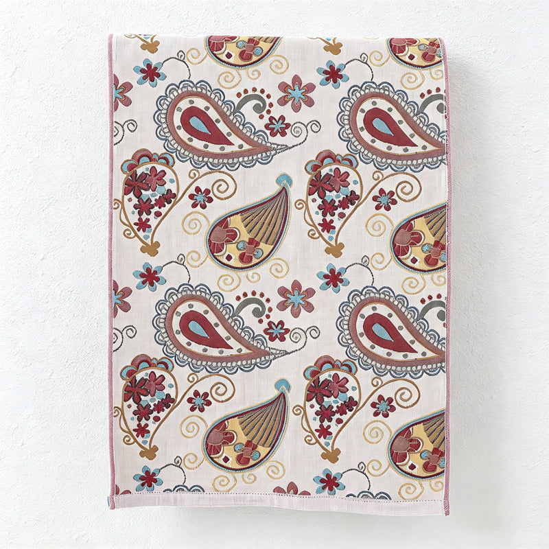 CouldNook Cotton Gauze Towel - Floral Animal and Paisley Prints