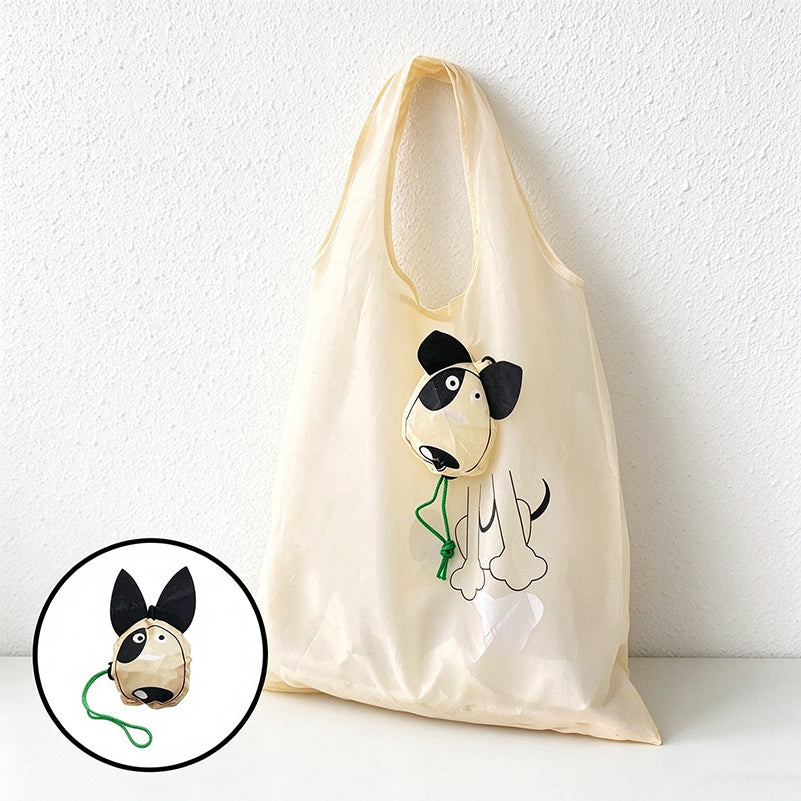 Foldable Shopping Bag - Dog and Bear Designs