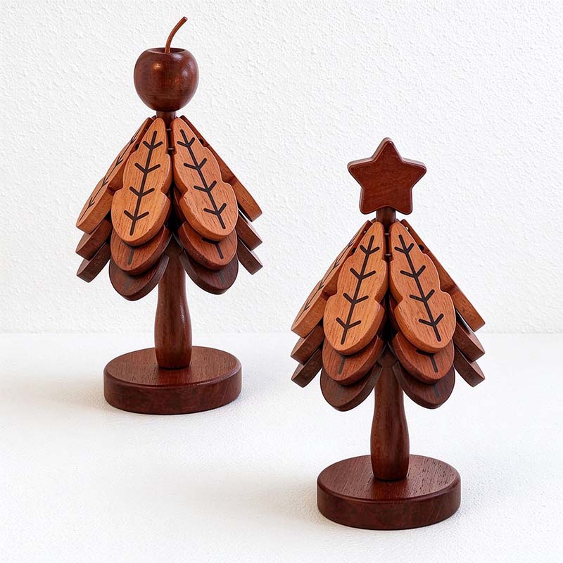 CouldNook Tree Trivet Set - Folding Mats and Stand