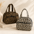 CouldNook Quilted Lunch Bag - Rounded Profile and Zipper Pocket
