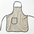 CouldNook Striped Bib Apron - Contrast Pocket Kitchen Essential