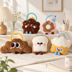 CouldNook Bakery Cushion Blanket - Food-Shaped Pouch And Loop Carry Handle