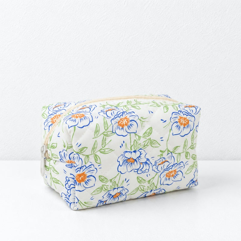 CouldNook Printed Makeup Pouch - Rounded Floral Forms