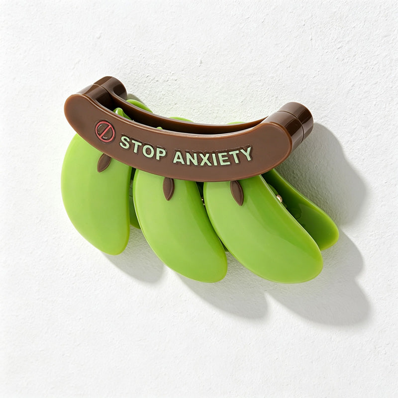 CouldNook Banana Bag Clip Set - Hanging Fruit Shapes and Curved Holder