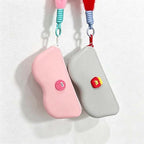 CouldNook Silicone Eyeglass Case - Zip Opening and Textured Wrist Loop