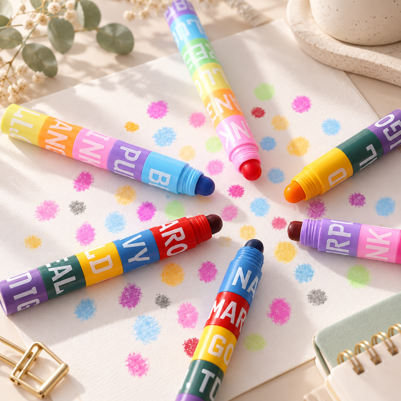 CouldNook Stackable Highlighter - Detachable Color Segments and Rounded Solid Tips