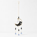CouldNook Gemstone Moon Suncatcher Ornament - Cascading Star Drops