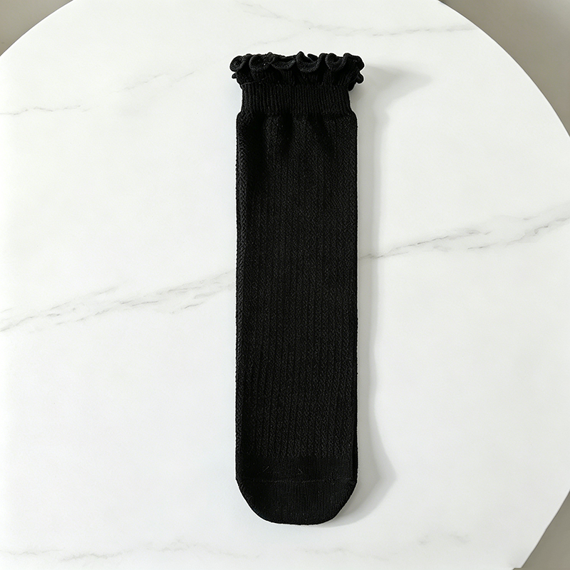 CouldNook Ruffle Bow Kids Socks - Sweet Outfit Accent