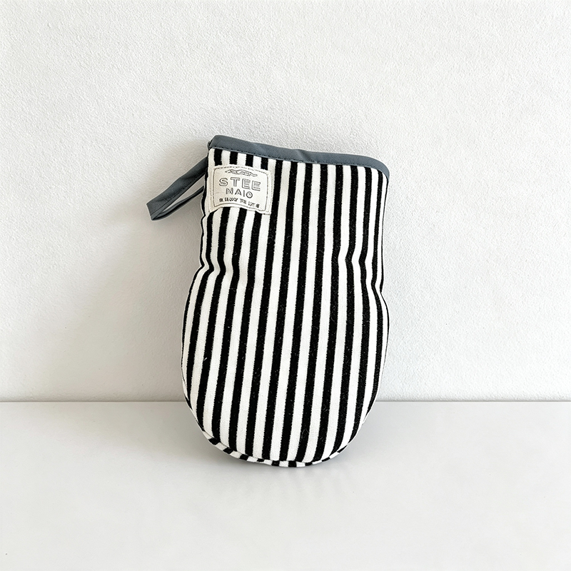 CouldNook Striped Full Hand Oven Mitts - Neat Corner Addition