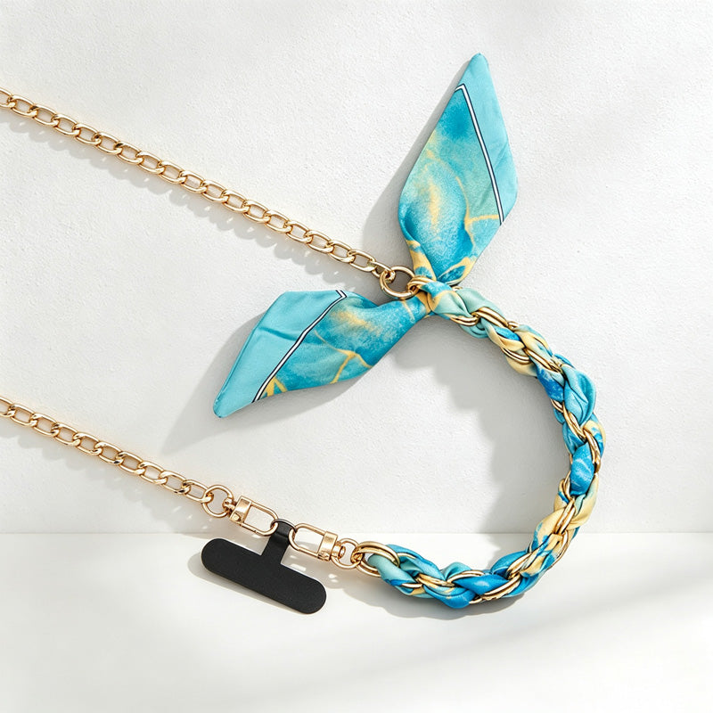 CloudNook Detachable Scarf Phone Chain‑Crossbody Anti‑Lost Lanyard