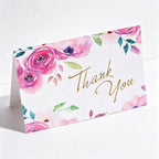 CouldNook Thank You Greeting Card - Floral Border Designs