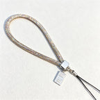 CouldNook Reflective Mesh Crossbody Phone Strap - Clear Phone Tab