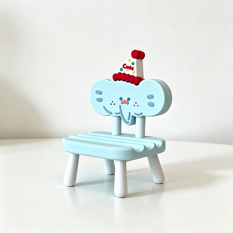 CouldNook Cute Cartoon Chair Phone Holder - Desktop Viewing Stand
