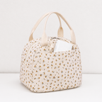 CouldNook Corduroy-Look Lunch Bag - Double Zipper and Front Pocket